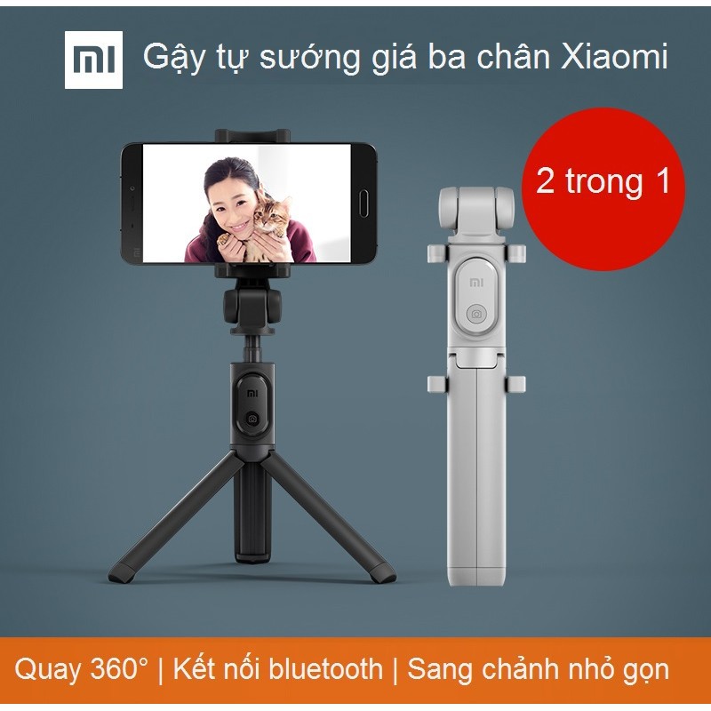 Gậy Tripod 3 chân Xiaomi Selfie Stick Tripod (kết nối bằng bluetooth)  - CHUYENSISG