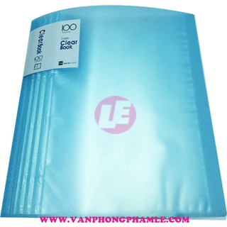 Bìa nhựa 100 lá trong A4 (Cuốn)