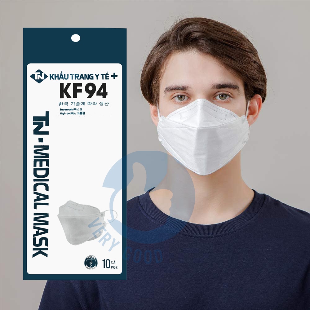 Khẩu trang y tế 3D Mask 4 lớp KF94 thời trang hàn quốc túi 10c kháng khuẩn kiểu hàn quốc chống bụi thoáng khí nhiều màu