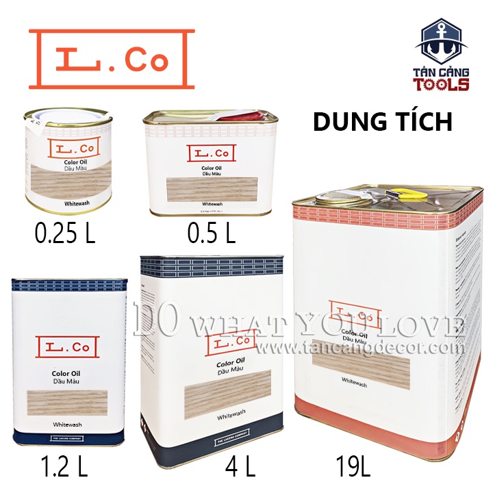 Dầu Lau L.Co Vecni Dầu Trẩu – Mờ Matte – LCO Tung Oil Finish Matte