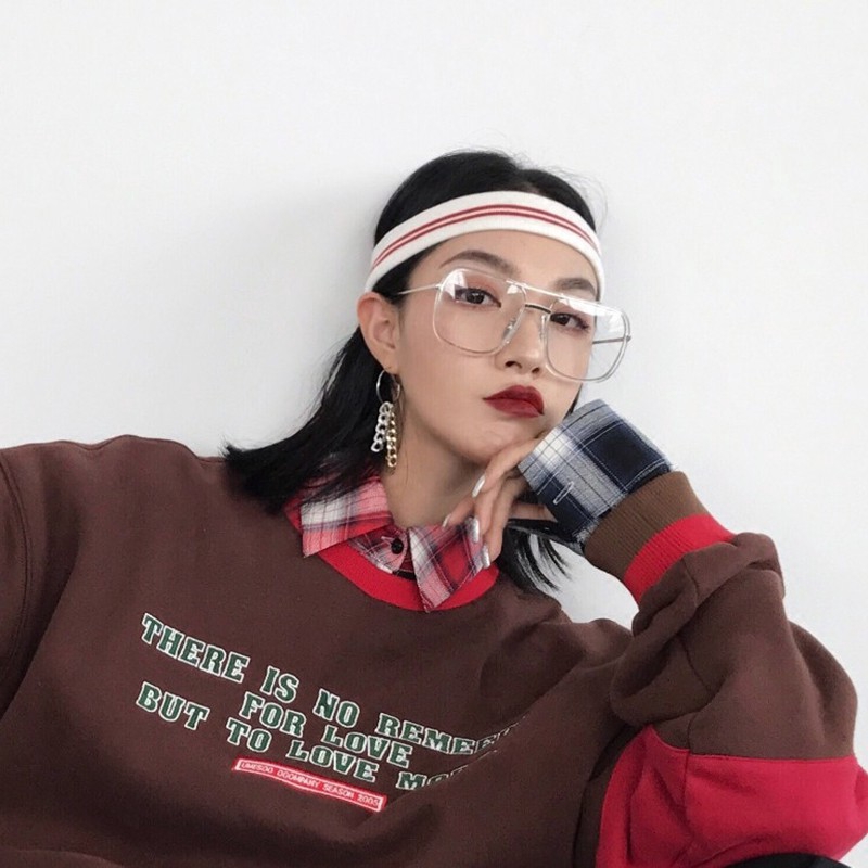 Mắt kính gọng cỡ lớn phong cách Hàn Quốc vintage | BigBuy360 - bigbuy360.vn