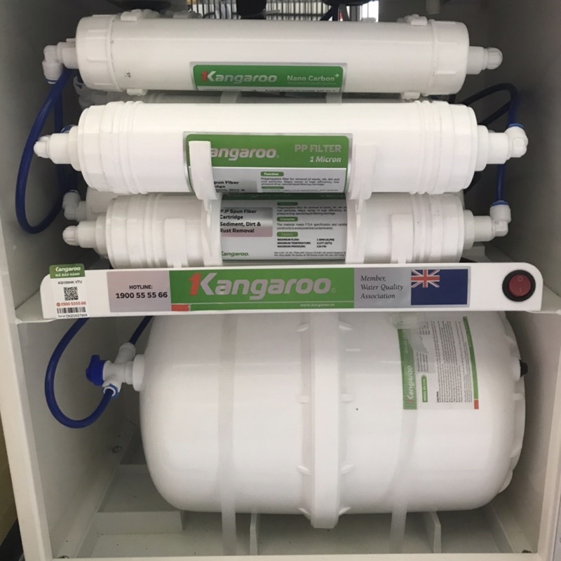 Máy Lọc Nước RO Kangaroo KG100hk VTU Hydrogen 10 Cấp Lọc 3 Chế Độ Nóng Nguội Lạnh , có giá sỉ