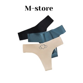 Quần Lót ( Quần Chip ) Su Đúc M-store Chữ T Lọt Khe Không Đường Viền Q 12