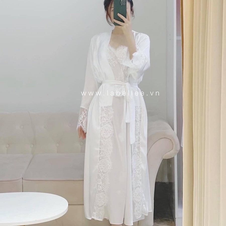 Áo choàng lụa phối ren LABELLEE - ACL03 | BigBuy360 - bigbuy360.vn