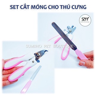 Set cắt móng cho thú cưng (kềm cắt và dũa móng)