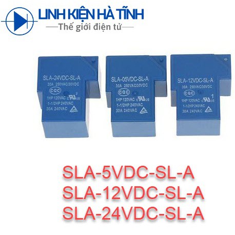 Linh kiện Songle Relay SLA  SLA-05VDC-SL-A  SLA-12VDC-SL-A  SLA-24VDC-SL-A   4 chân/ 5 CHÂN 30A