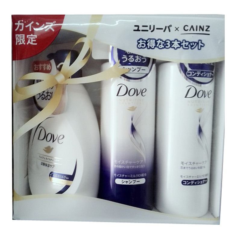 Bộ Sữa tắm + Dầu gội + Dầu xả Dove Nutritive Solutions 500gx3 - Nhật Bản