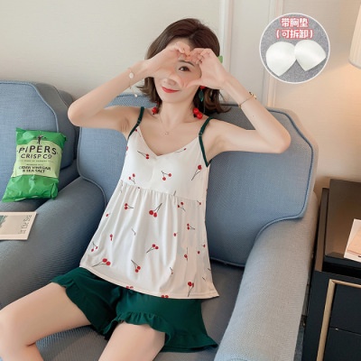 Đồ bộ ngủ mặc nhà 2 dây siêu dễ thương hot nhất hiện nay Rose Store
