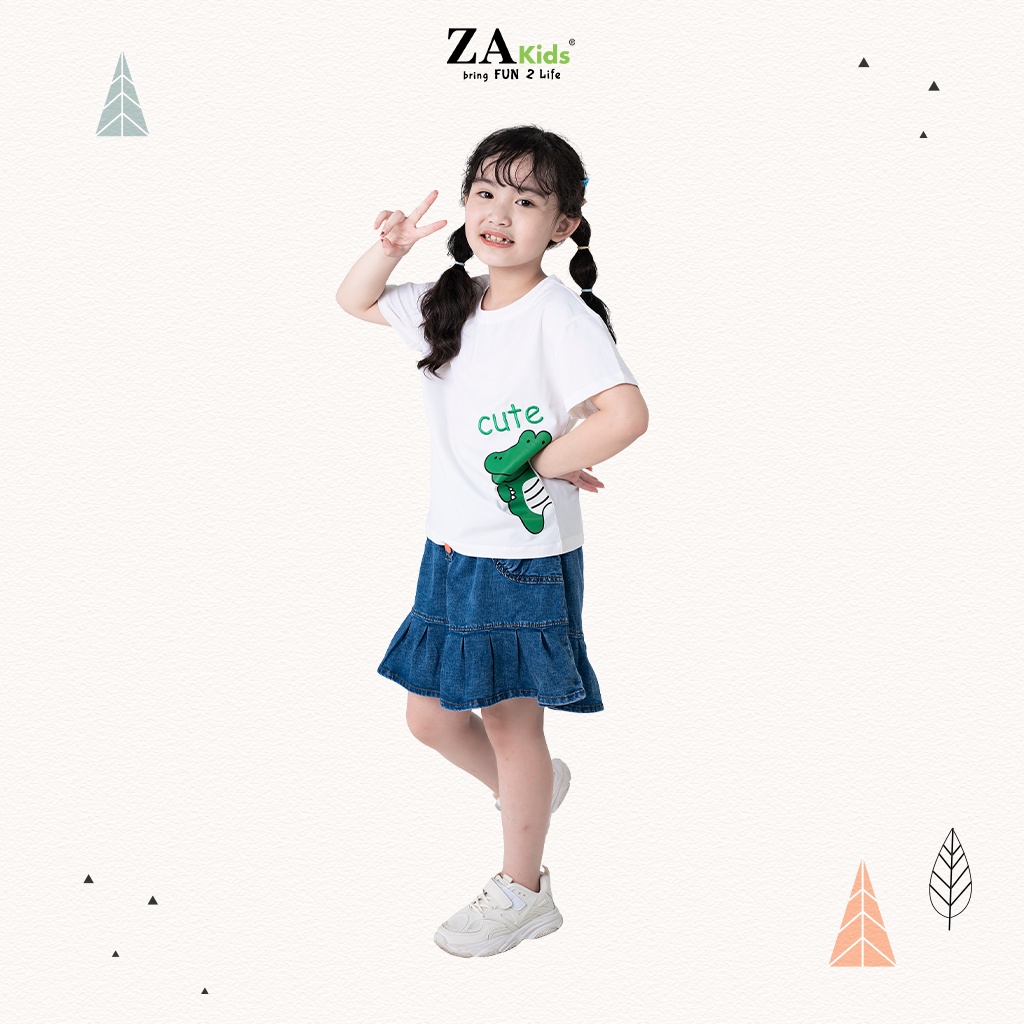 Áo Thun Ngắn Tay Cho Mẹ Và Bé Gái  ZA Kids ZA22208TN