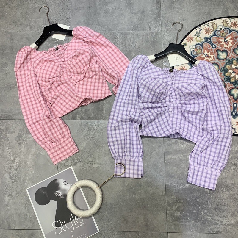 Áo dài tay kẻ chun lưng ôm form [HOT NHẤT] chất siêu xịn