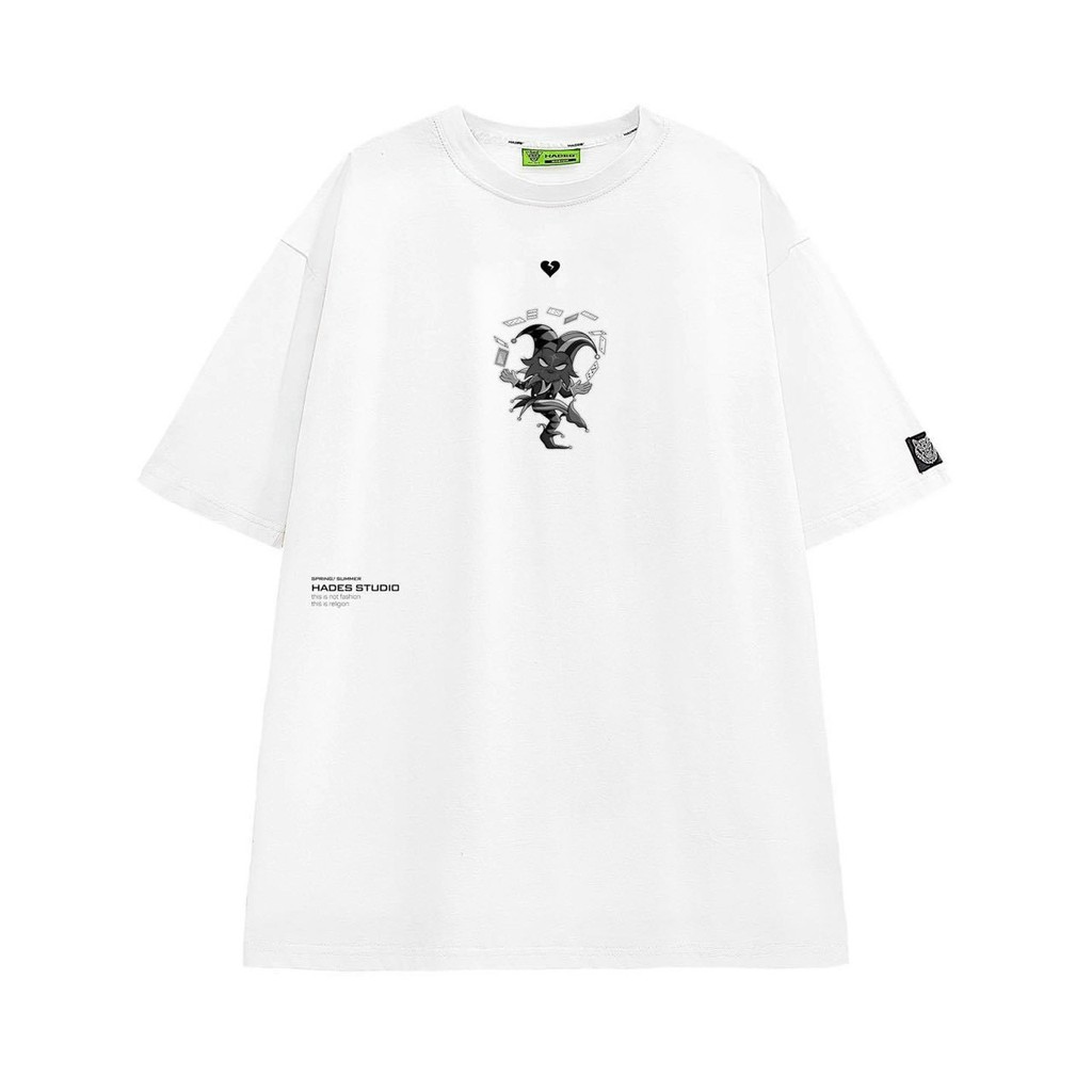 Áo thun HA.DES BASIC phiên bản 2021 hoạ tiết joker unisex FORM RỘNG TAY LỠ | BigBuy360 - bigbuy360.vn
