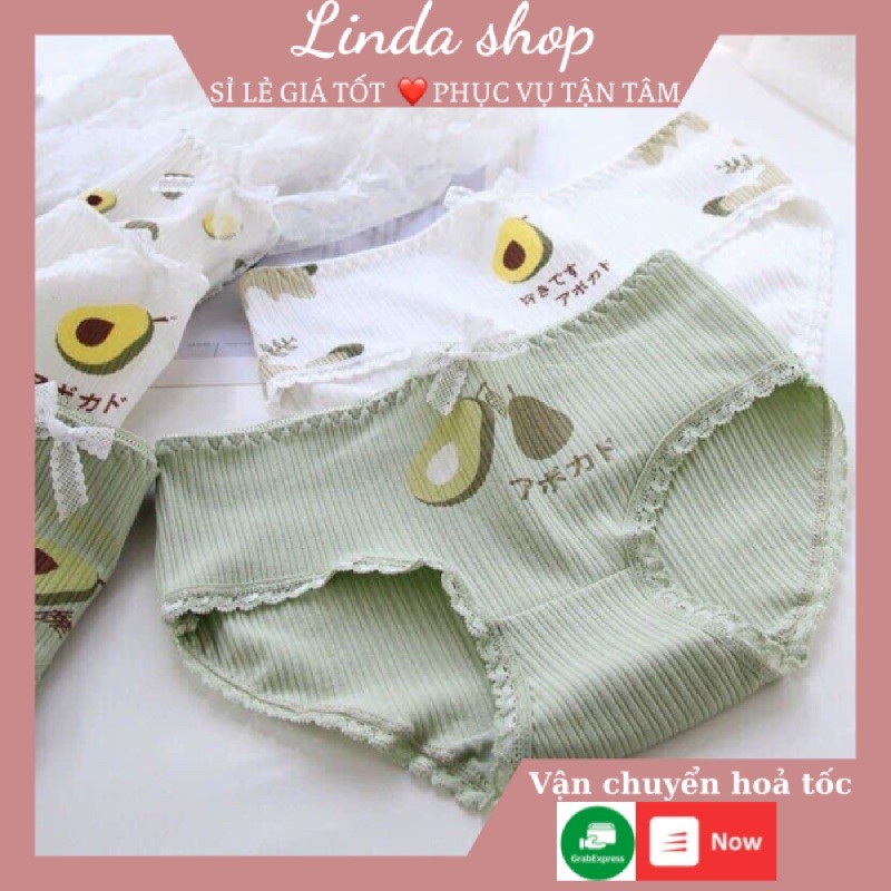 Quần lót cotton quả bơ