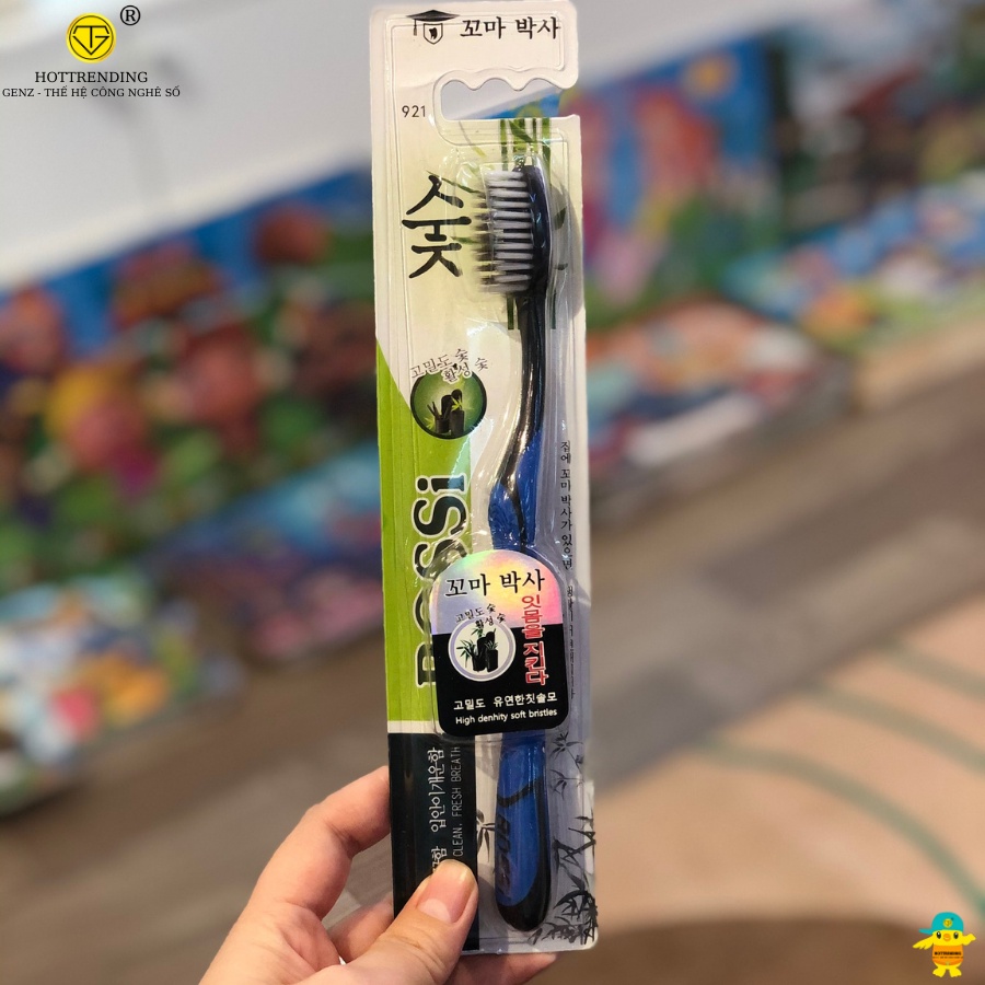 Bàn chải đánh răng nhật bản siêu mềm của Nhật làm từ than hoạt tính
