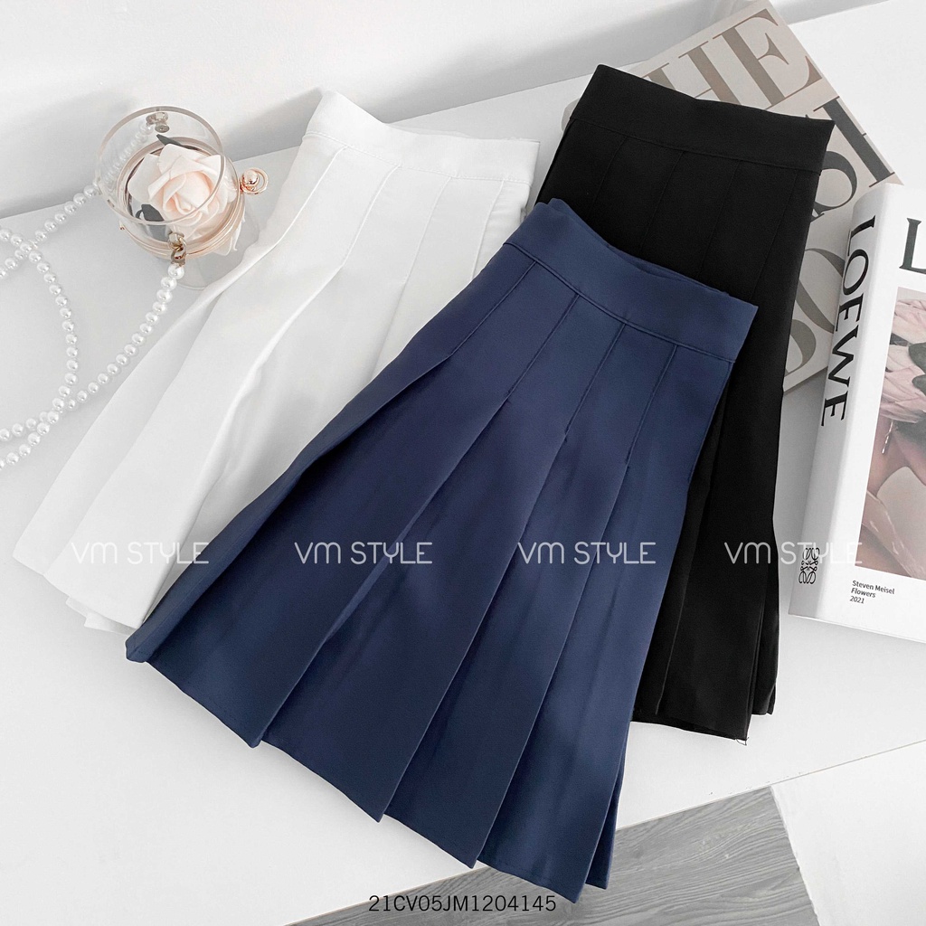 Chân váy tennis trơn nhiều màu kèm quần lót bên trong, thời trang Ulzzang nữ Fmstyle Saigon 21CV05JM1204 | BigBuy360 - bigbuy360.vn