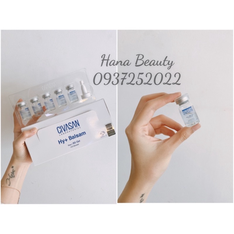 Serum B5 gel Civasan trắng mịn căng bóng - tách lẻ ống
