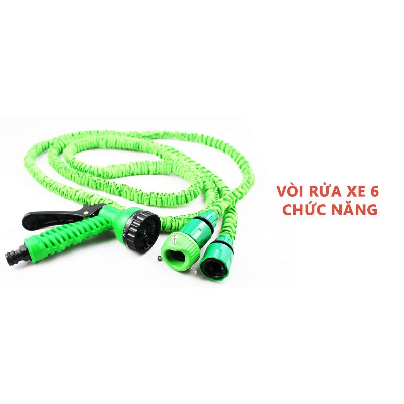 Vòi rửa xe giãn nở 15m 6 chế độ