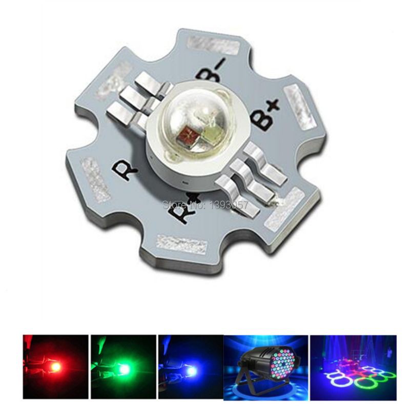 chip LED Luxeon RGB 3in1 (3w) và (9W) siêu sáng giá dẻ nhất nội địa