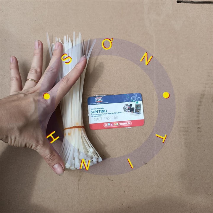 Dây rút 10 sợi ( 100 - 200 - 300mm ) màu trắng , đen , xanh , vàng