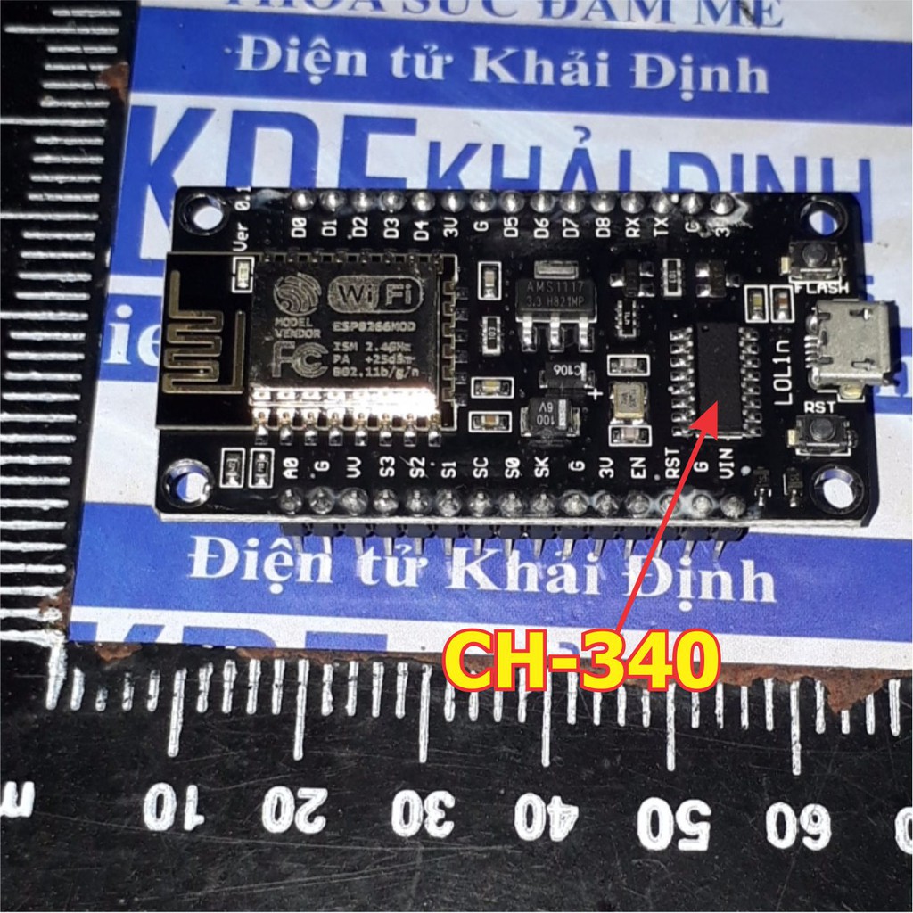 module wifi ESP8266 NodeMcu Lua WIFI V3 CH-340/CP2102 kde0421