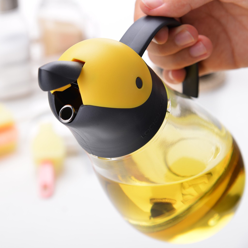 [ LOCK&LOCK ] Bình dầu tự động mở nắp Lock&Lock Pecker Oil Bottle 550ml CKO201 | BigBuy360 - bigbuy360.vn