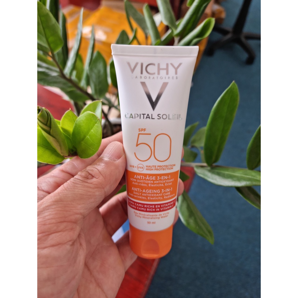 Kem chống nắng chống lão hoá Vichy Ideal soleil anti age SPF50/PA+++ 50ml