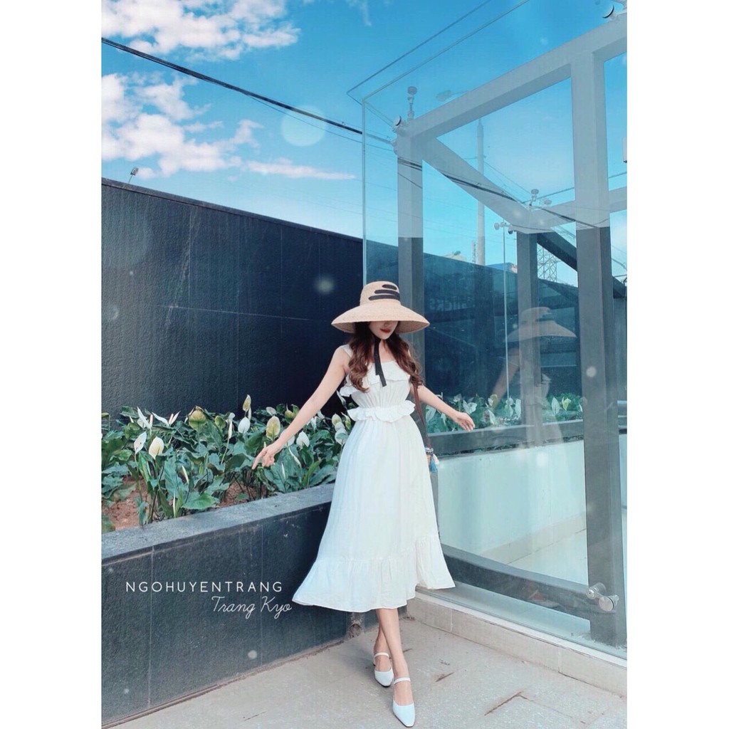 VÁY HAI DÂY CHUN EO ĐUÔI CÁ HOT