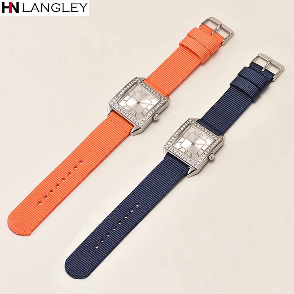 Dây Đeo Đồng Hồ Bằng Vải Bạt Nilon Nhanh 18mm 20mm 22mm 24mm