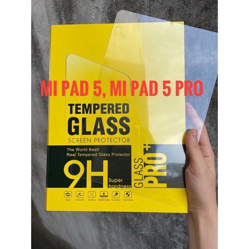 Kính cường lực Xiaomi Mi Pad 5 - Mi Pad 5 Pro chống vỡ , xước màn hình trong suốt