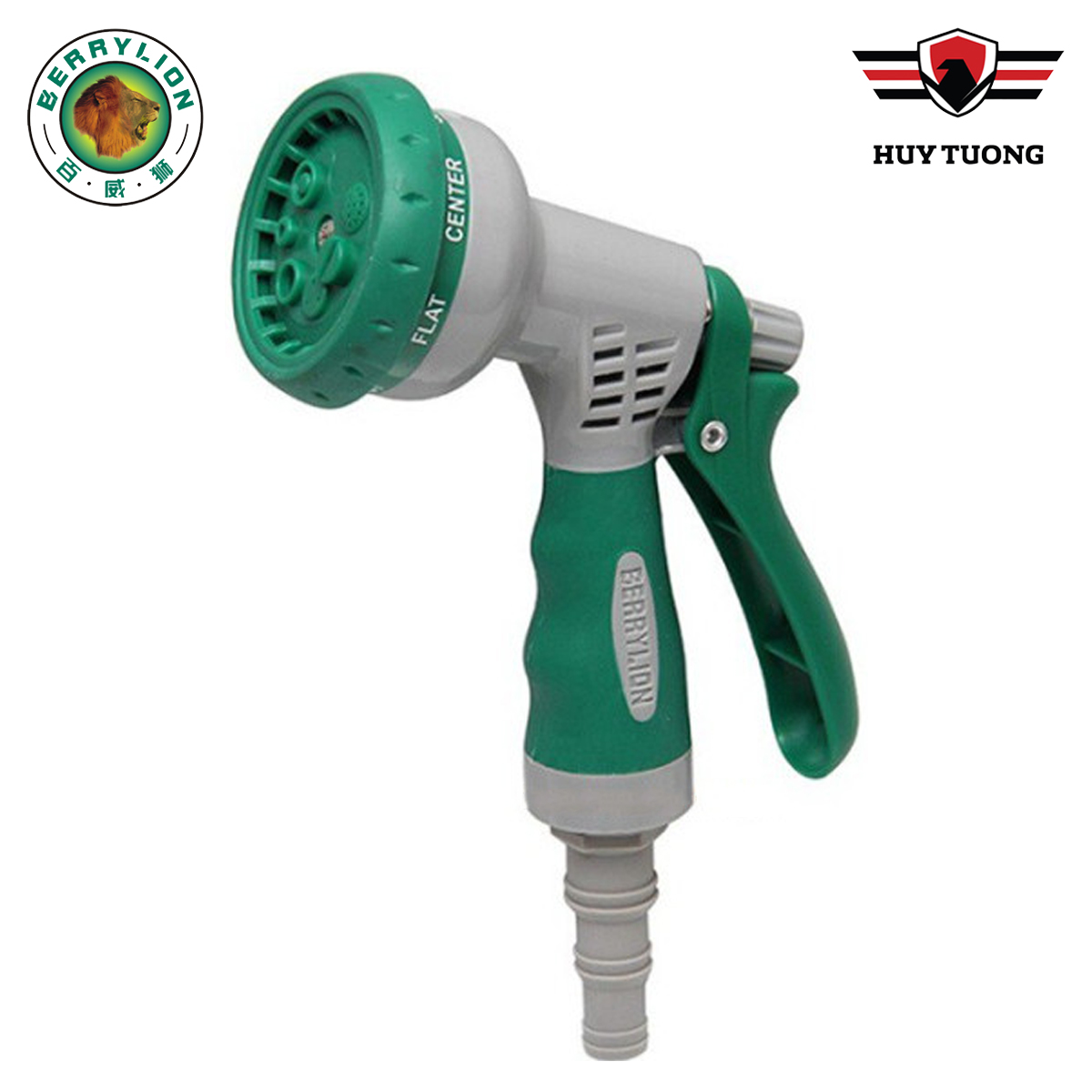 Vòi xịt rửa xe tưới cây đa năng ( 7 chế độ xịt ) áp lực nước siêu mạnh Berrylion 020602007 cao cấp - Huy Tưởng