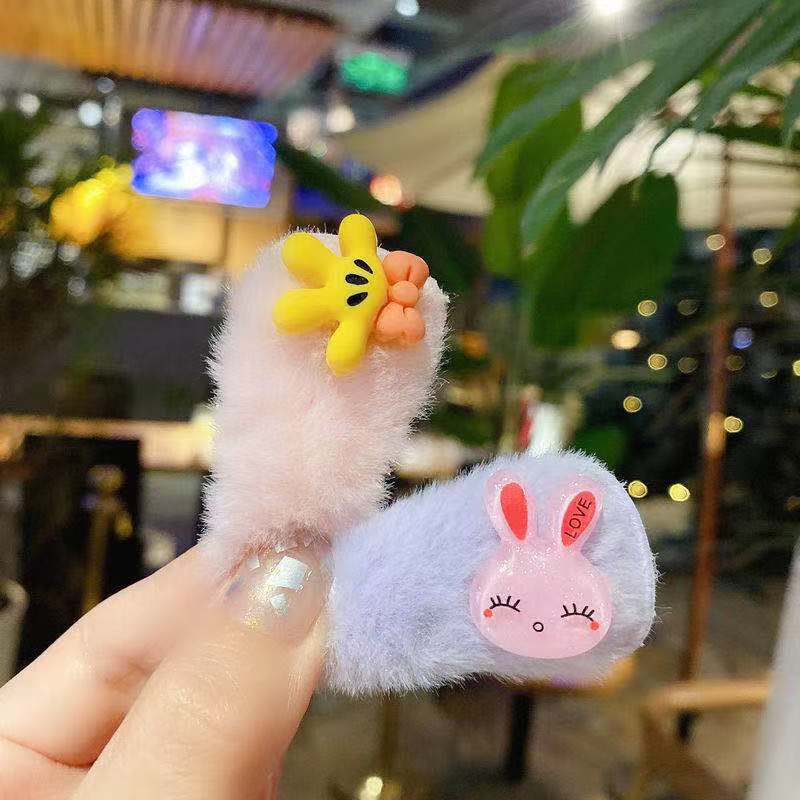 Bộ kẹp tóc hoạt hình thời trang Hàn Quốc xinh xắn cho bé