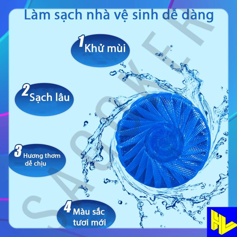 (Gói 10 viên) Viên Thả Bồn Cầu Khử Mùi, Tự làm sạch, dễ nhìn Hàn Quốc