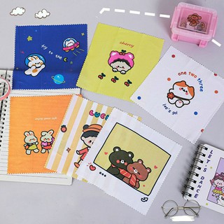 Khăn lau kính họa tiết dễ thương