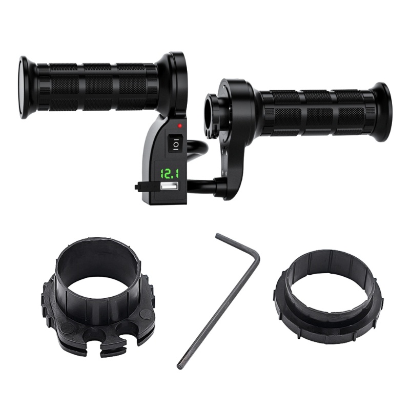 Tay Lái Xe Máy Cách Nhiệt 22mm 7 / 8 &quot;Phong Cách Cruiser