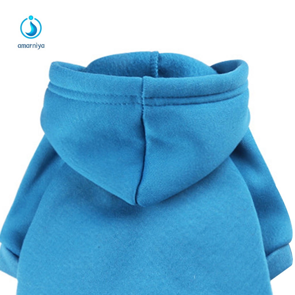Bộ Áo Hoodie Giữ Ấm Phối Túi Sau Lưng Dành Cho Cún Cưng