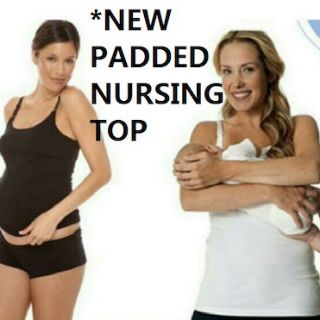 Image of 🇸🇬 maternity nursing top padded bra top -MATERNITY EXPRESS-MT5