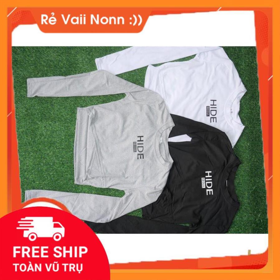 [Freeship-Hàng Chất Lượng] Áo Thun Croptop Tay Dài | BigBuy360 - bigbuy360.vn