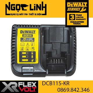 Đế sạc pin dewalt dcb115-kr 10.8v-18v, sạc 18v dewalt dcb115