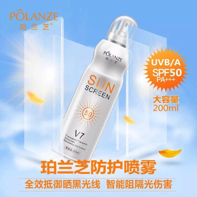 Kem chống năng Sun v7 cực hót dùng siêu mịn siêu mướt nhé dạng kem lỏng dễ thẩm thấu vào làn da ko gây bết dính khó chịu
