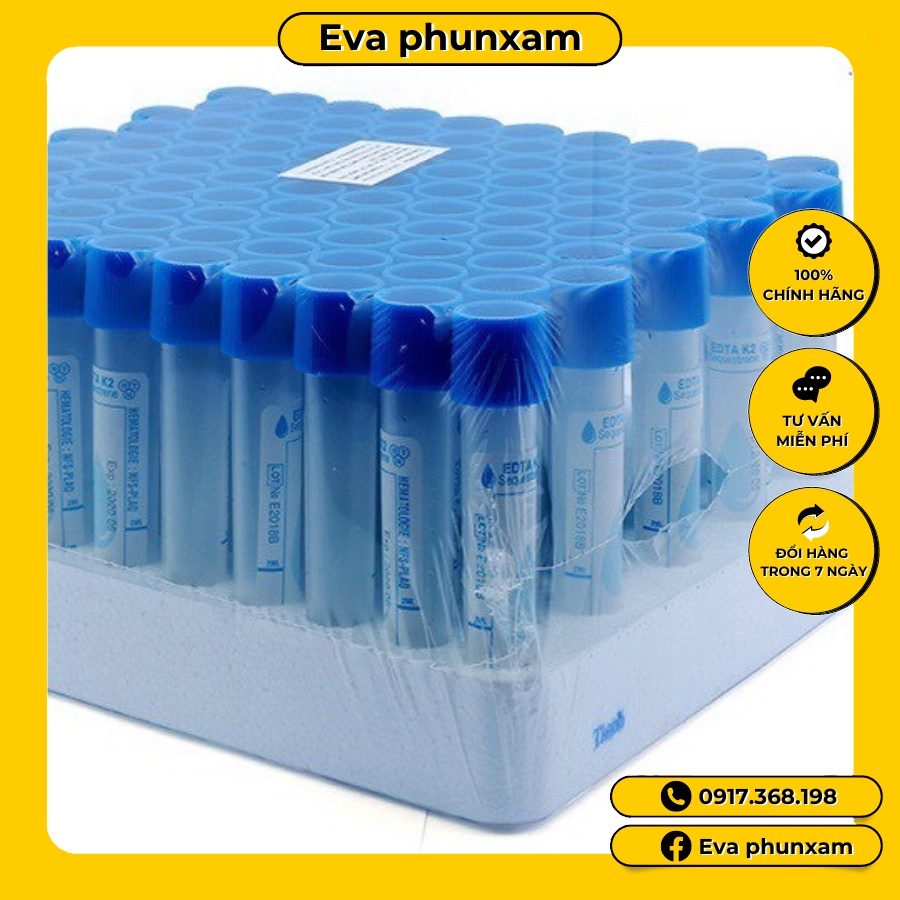 Ống nghiệm chống đông máu EDTA