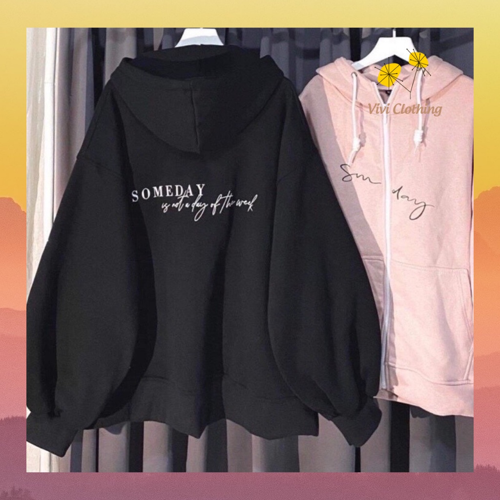 Áo Khoác Hoodie Nam Nữ 2 Mặt Form Rộng Có Mũ Vivi Clothing