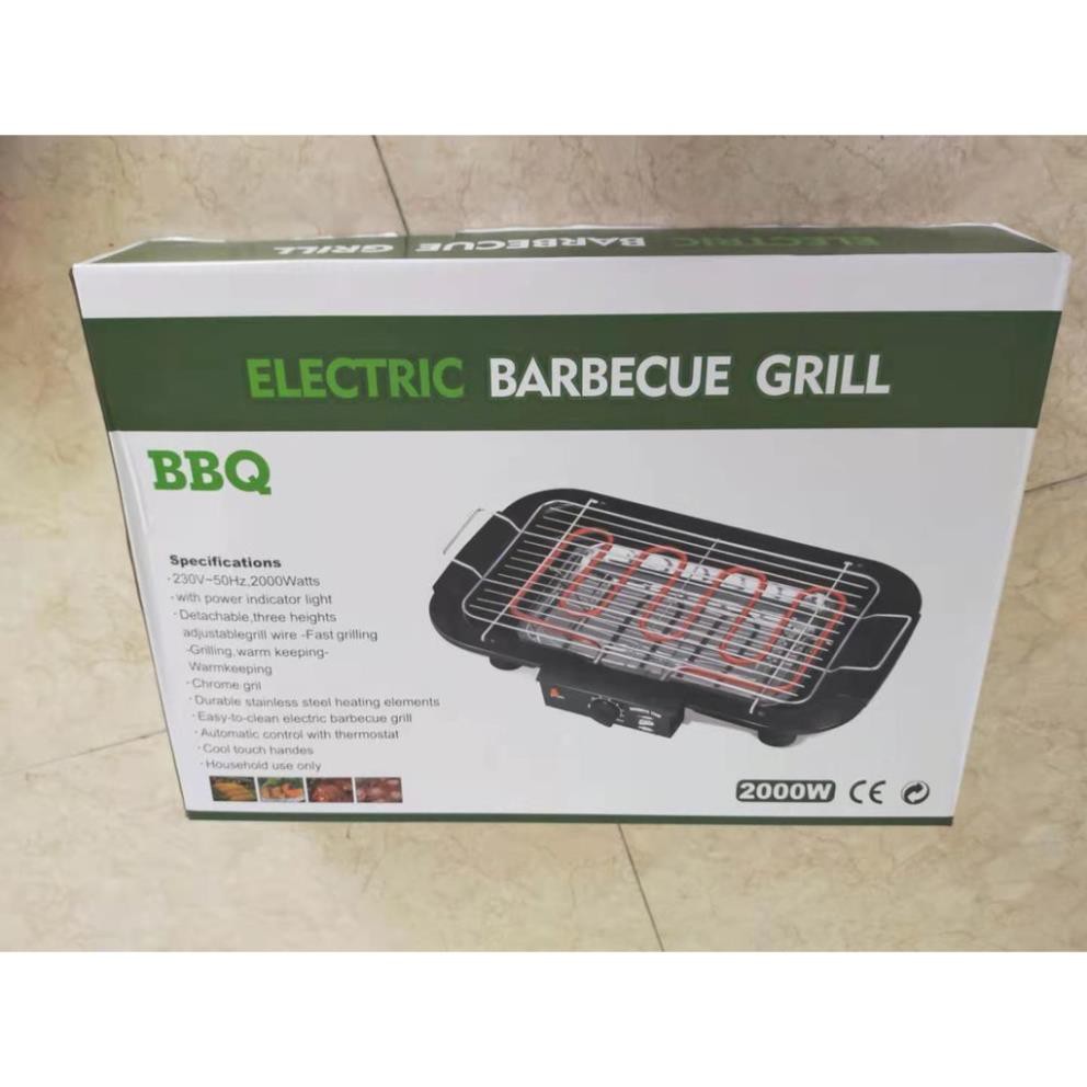 Bếp Nướng Điện Không Khói BBQ 2000W BY1909- Hàng loại 1, thích hợp cho gia đình, tiện lợi !