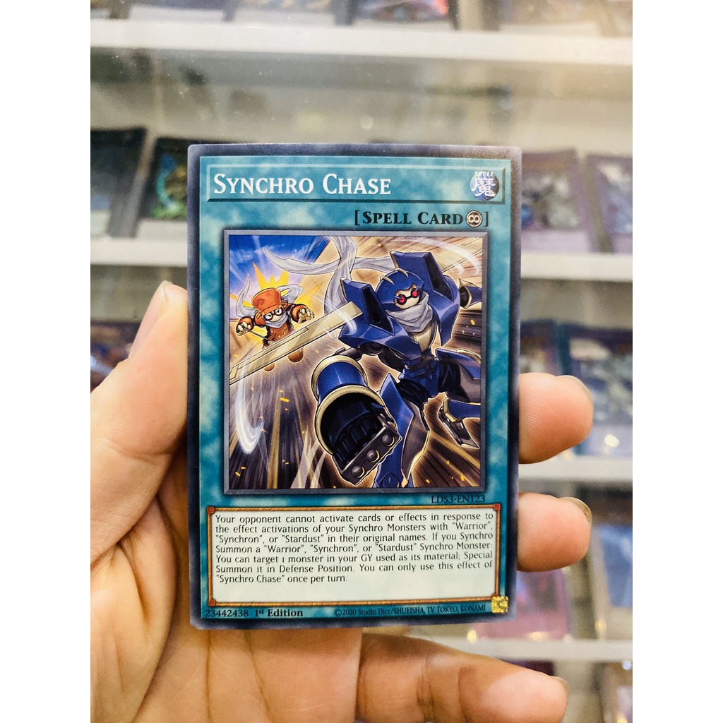 Thẻ Bài YugiOh! Mã LDS3-EN123 - Synchro Chase - Common - 1st Edition