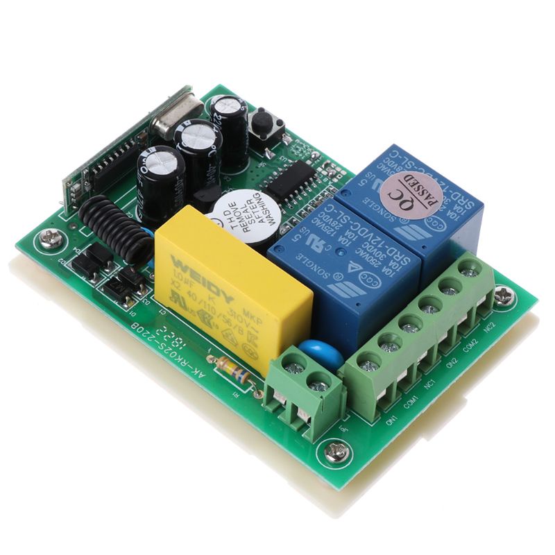 Bộ Điều Khiển Từ Xa Không Dây NAMA 433Mhz AC 220V 2CH