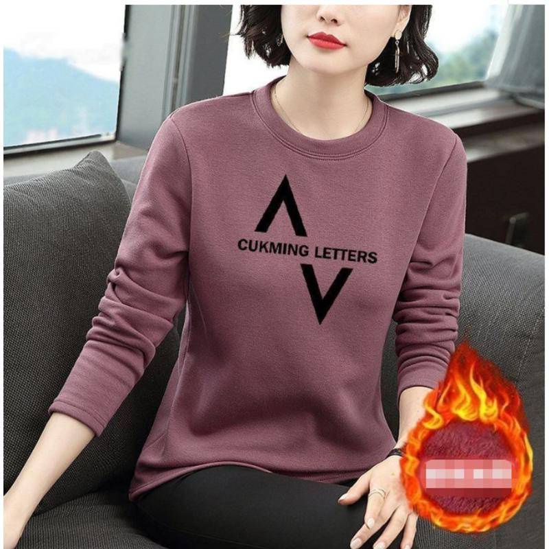 Áo thun tay dài thời trang cho phụ nữ trung niên