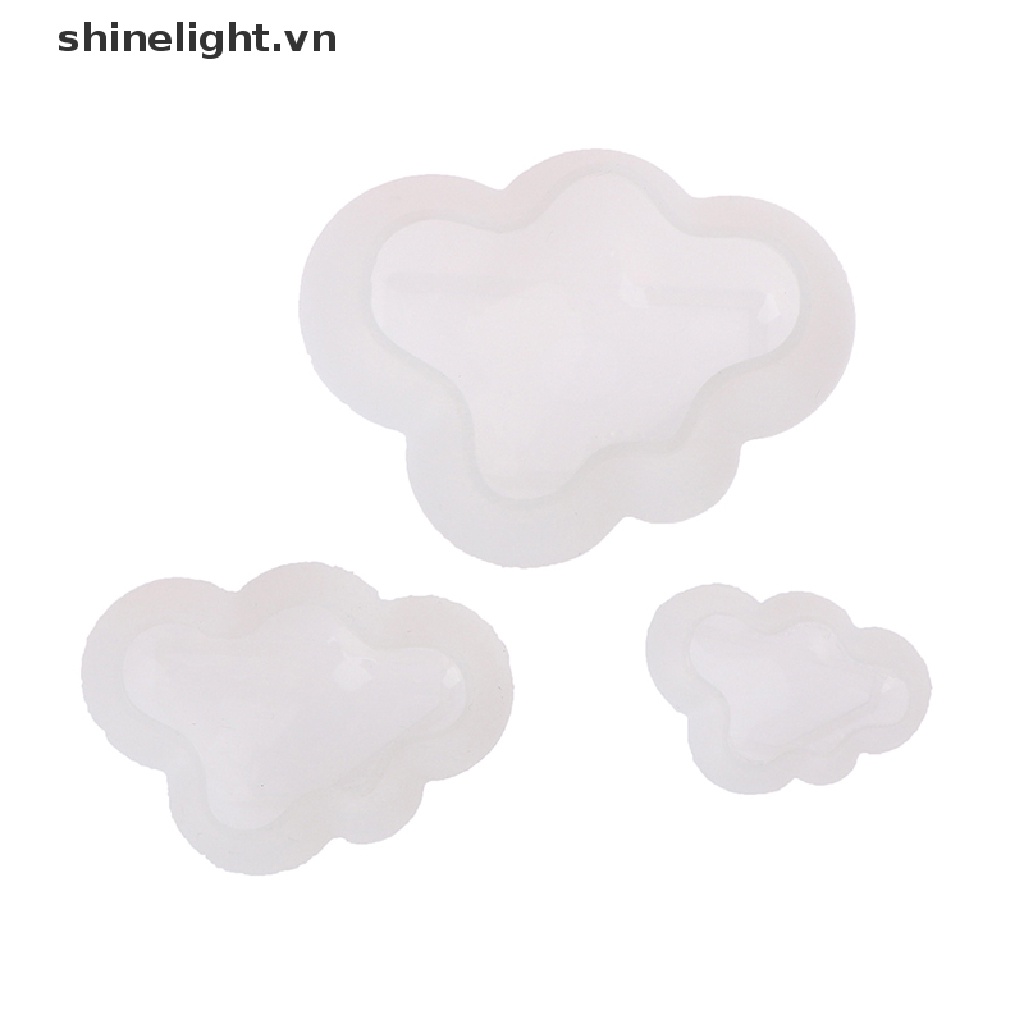 Khuôn Silicon Làm Bánh Kẹo Hình Đám Mây 3D
