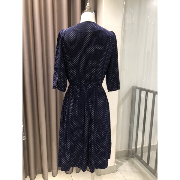 Đầm vintage chấm bi