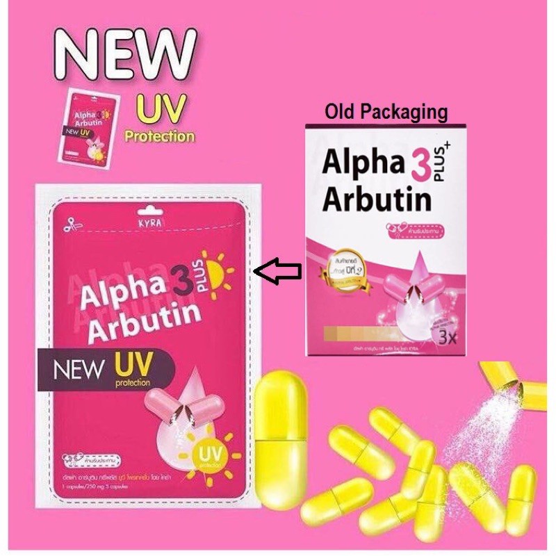 [ Hàng Auth ] Vĩ 10 Viên Kích Trắng Alpha Arbutin 3 Plus Chống Nắng UV