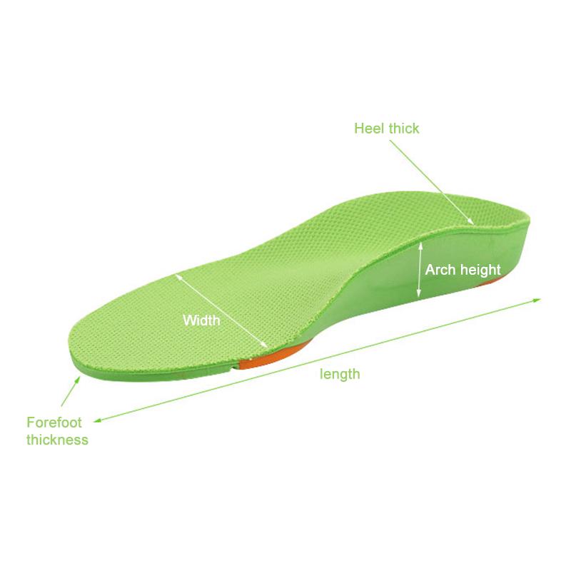 Comfortable foot orthopedic insoles for babies