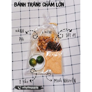 Bánh tráng chấm sốt ớt đặc biệt