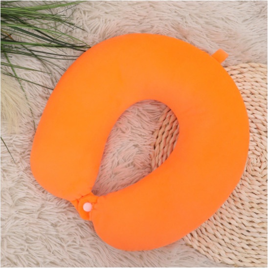 Gối cổ chữ u cho văn phòng, tựa cổ đi máy bay, ô tô, đi du lịch chất liệu nhung cao cấp êm,mềm,mịn chống đau cổ vai gáy